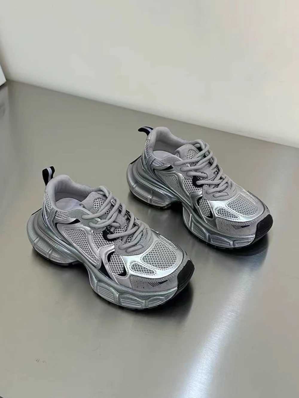 Lace Up High on Platform Ladies Footwear Casual Fashion 2025 Womens Shoes Comfortable and Elegant New Arrival Vulcanized Shoe Z250715