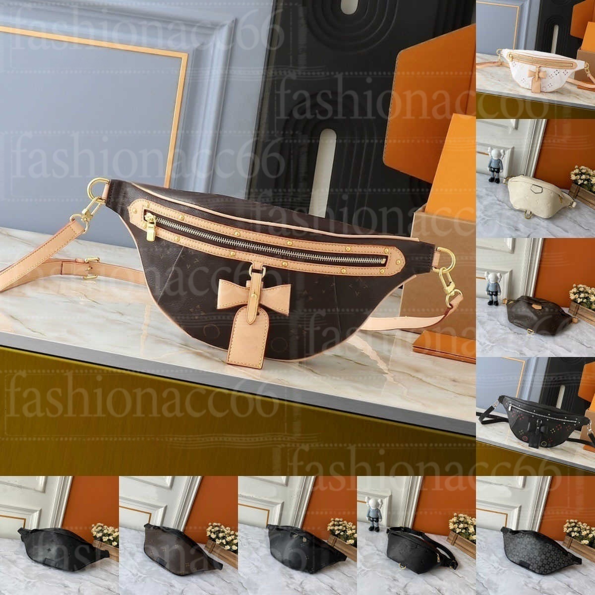 High quality Designer bag waist bag bumbag crossbody belt pouch bags waist pack purse High rise Handbags Chest Bag Bum bag Fanny Pack Bag66