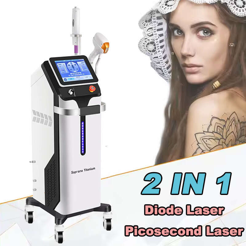 Laser Best Selling 2 In 1 Diede Per La Depilazione Picosse Picosse Rimuovi Lase…
