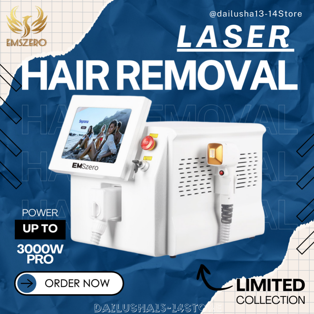 Professional Salon Use Diode Laser Hair Removal Machine 3 Wave 808nm Ice Cooling Permanent Epilator