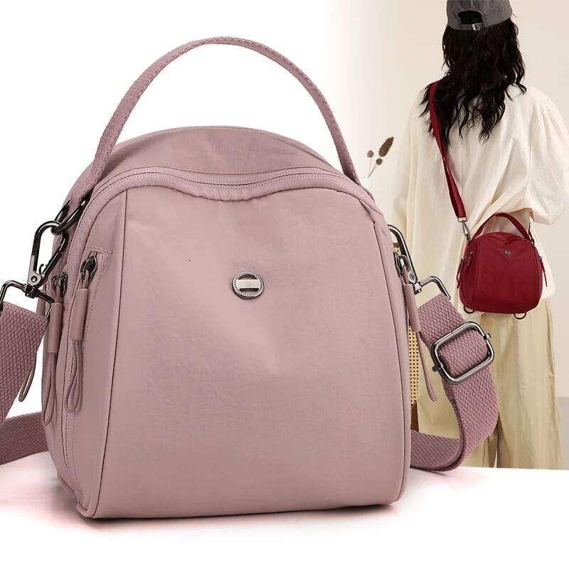 Nylon Multifunction Bag Women Messenger Bags Fashion Ladies Shoulder Crossbody Bags Designer Female Girls Purse Cloth Handbags