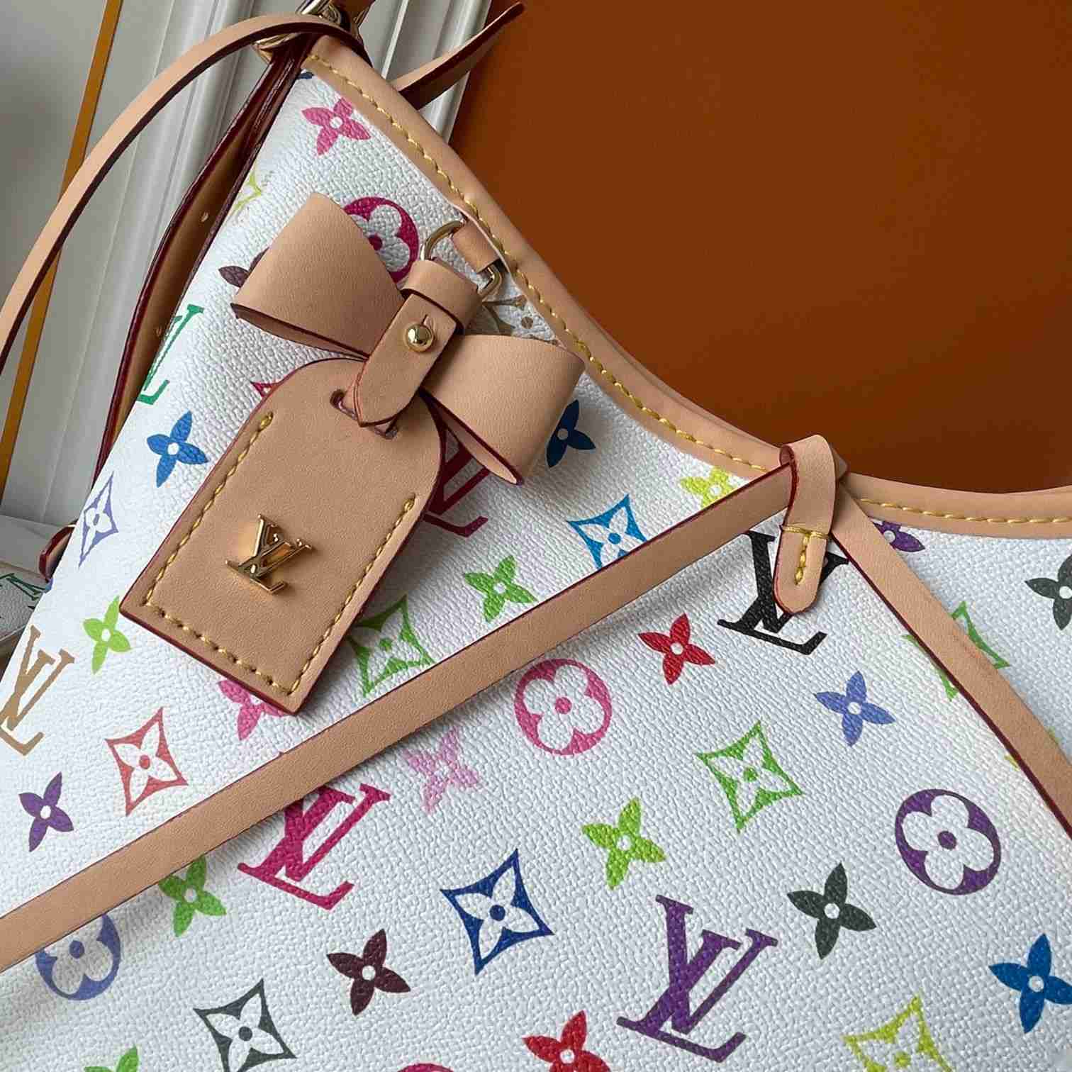 designer shoulder leather takashi murakami handbag canvas women colorful bags fashion composite lady beach clutch tote woman bag purse wallets080