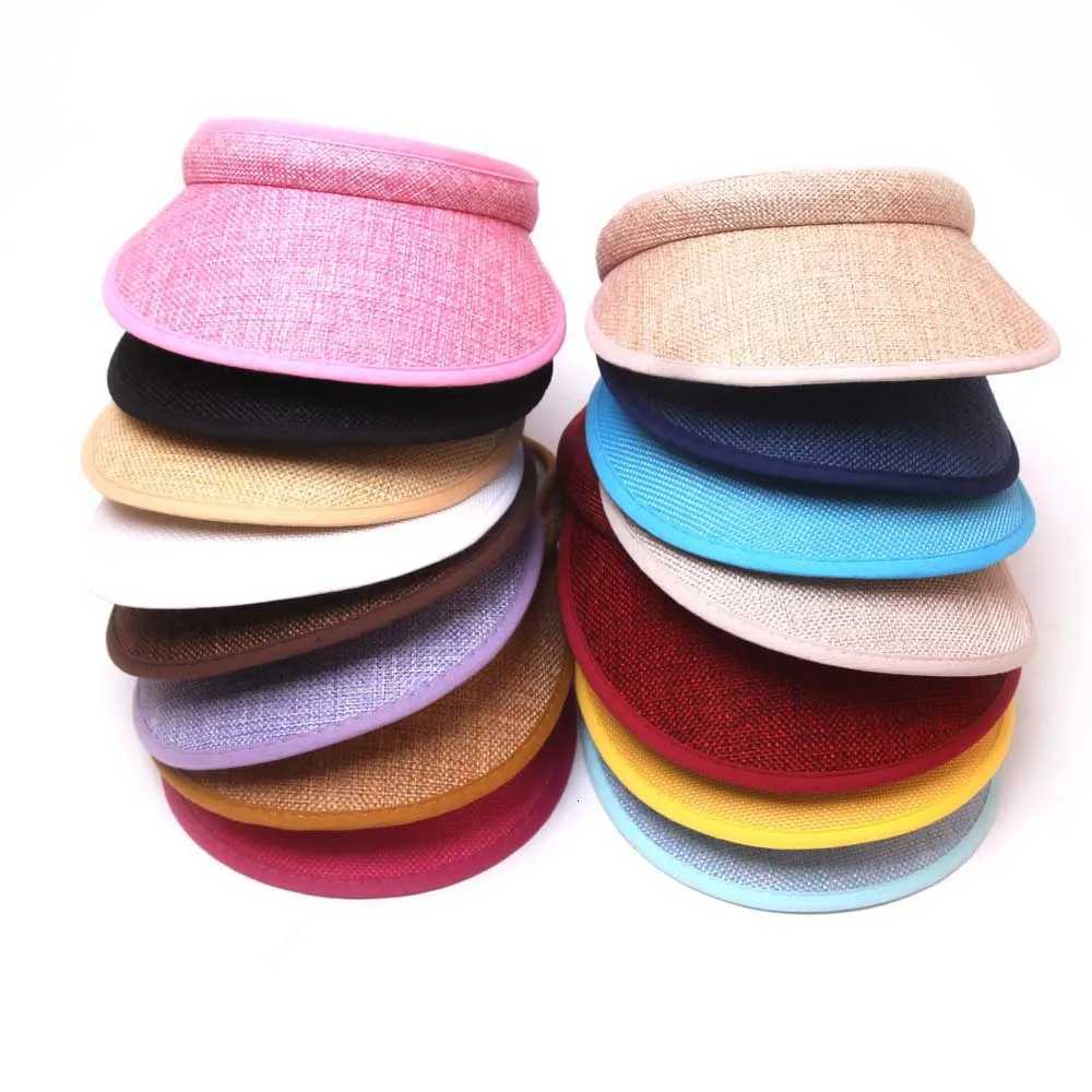 Fashion Simple Topl Hat La Crema Solare All'aperto UV Brim Brim Sun Sports Viso…