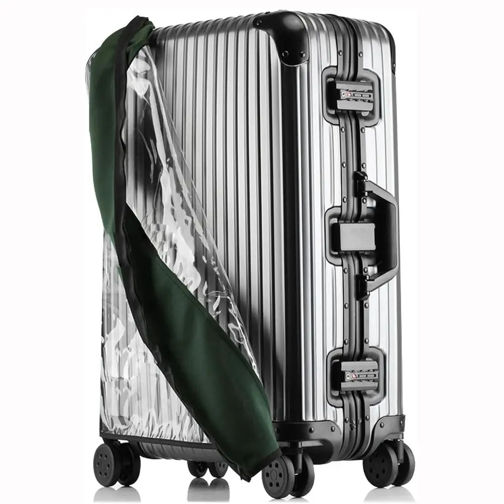 PVC Transparent Suitcase Cover Waterproof No Disassembly Required Clear Luggage Protector Elastic Luggage Dust Cover 250708