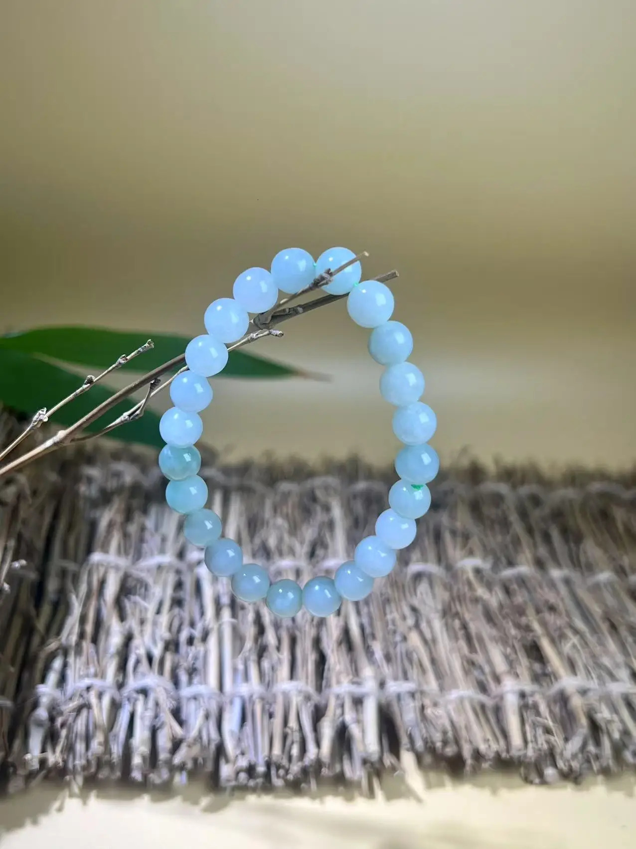 Natural Grade A Jade 5.5-6mm Elastic Bracelet Charms Exquisite Jewelry Couple Beaded Bracelet Gifts bracelet 250711