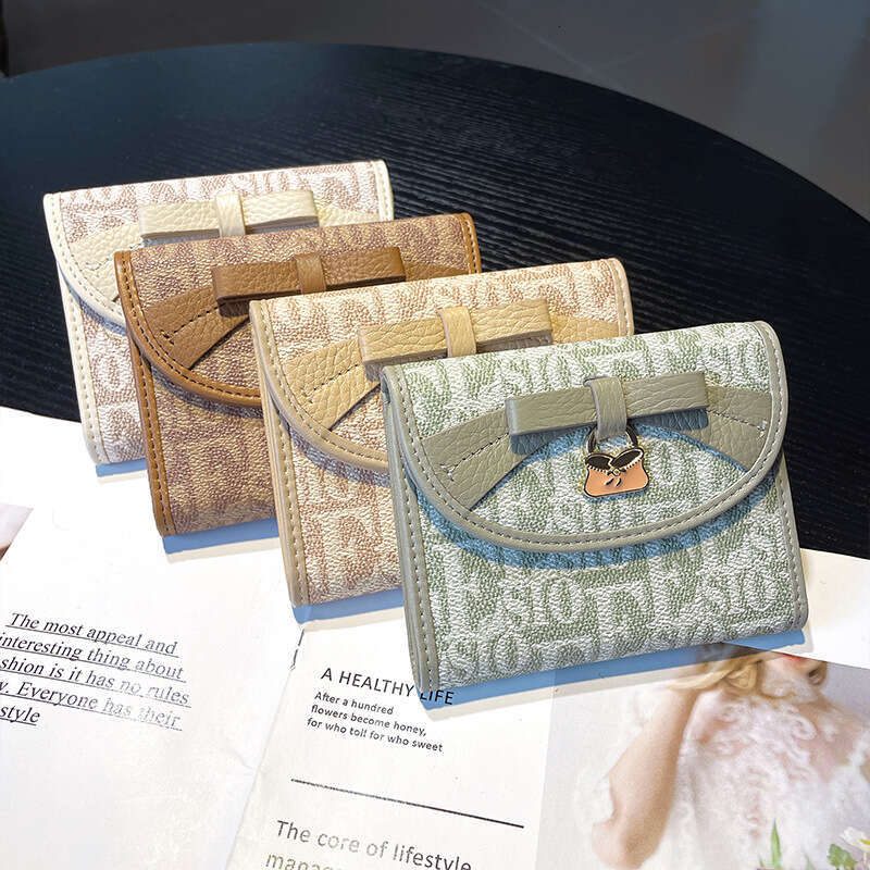 for Women, Short Style, Simple New Design, 70% off Genuine Leather Wallet, Multiple Slots, Card Holder, Niche Design Wallet