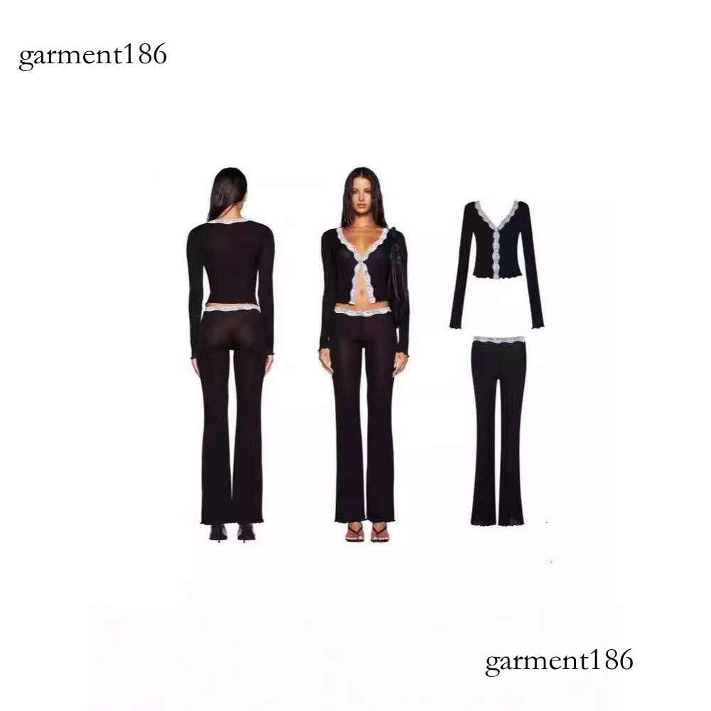 Iamgia Womens Tracksuit Piece Set Designer Sports Suit For Women Flared Pants Zip-up Y2K Long Sleeve High Quality Spring Top Low Waist Micro Social 52