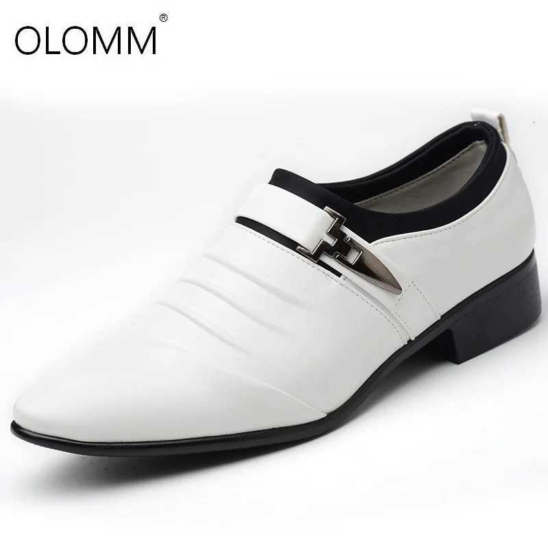 New mens business breathable leather white shoes dress shoes for men luxury shoes men designers wedding shoes for men Y250715