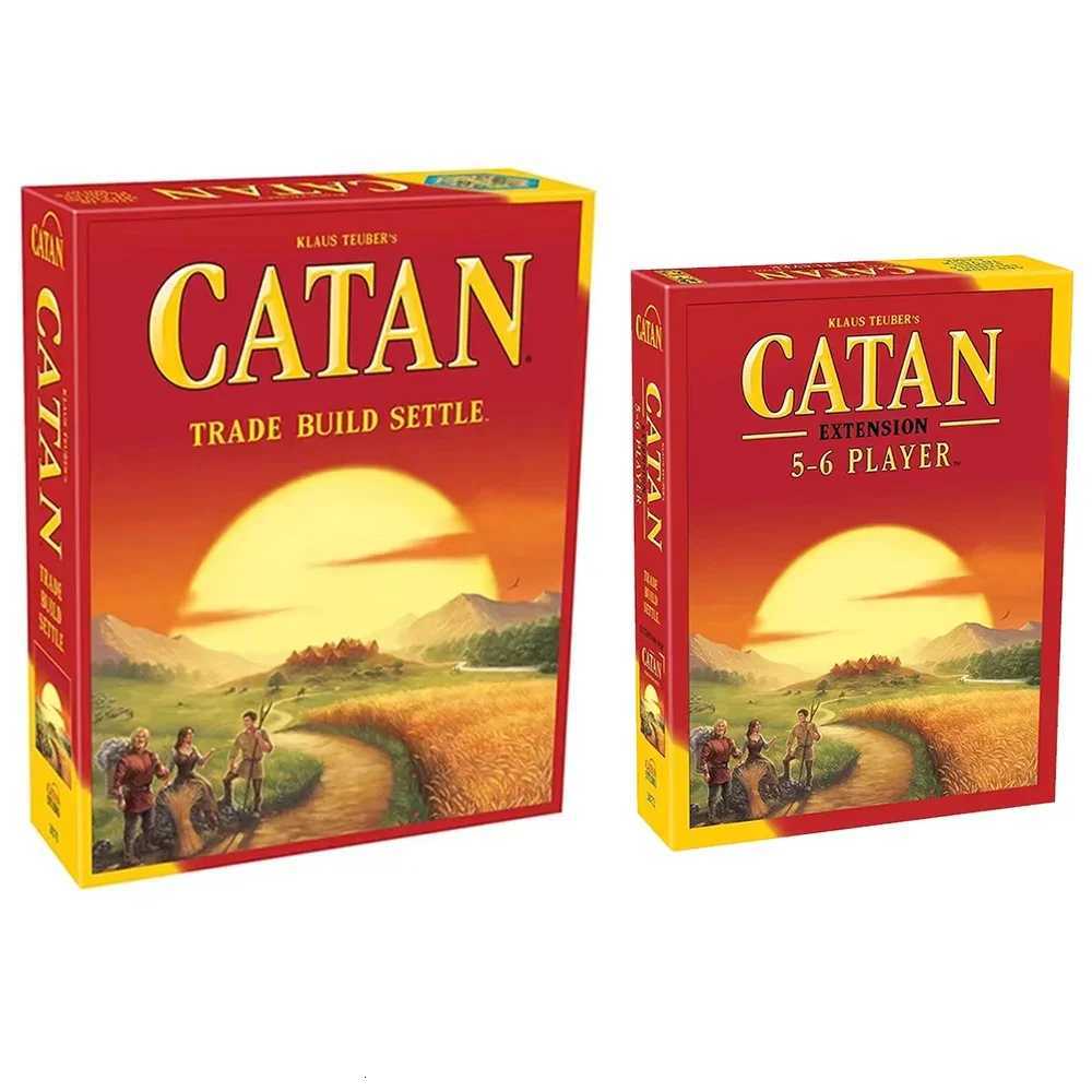 Catan Board Game Style Puzzle Entertainment Toy Card Edition for 2-8 Players Party Card Games Fun Family Gathering X250715