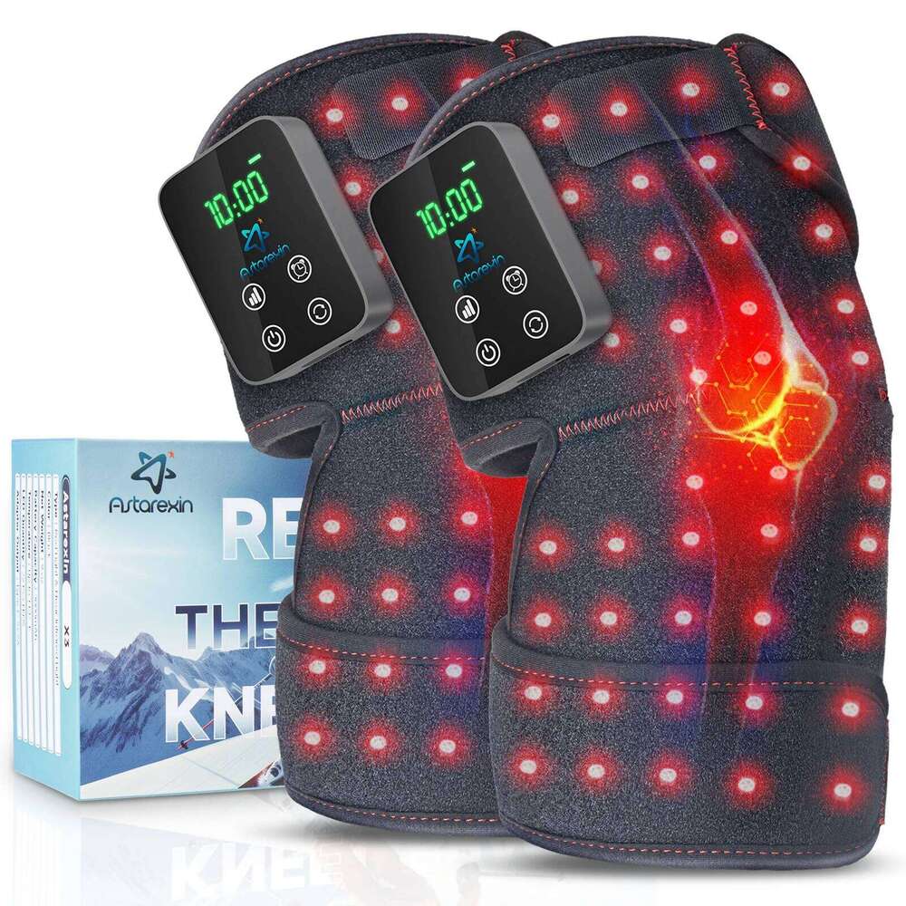 Red Light Therapy Electric Heating Pad Massage Leg Blood Circulation Joint Warming Elbow Support Knee Pain Relief