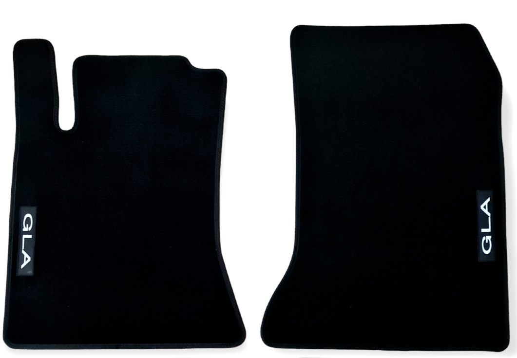 Front Car Floor Mats Velour For Mercedes GLA X156 Auto Liners Waterproof Carpet