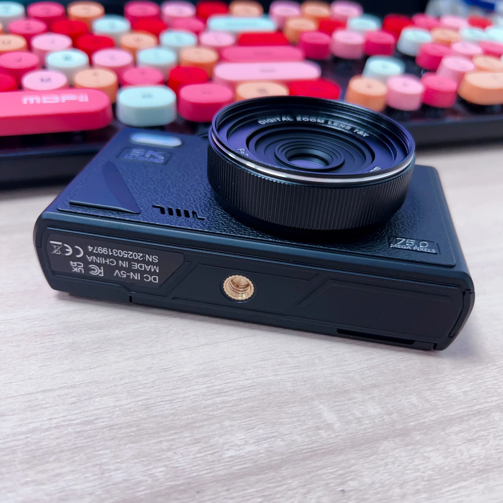 5K Ultra-High Definition 18X Zoom Digital Camera 3.0-Inch 180-Degree Rotating High-Definition Screen Student Camera Birthday Gif 250715