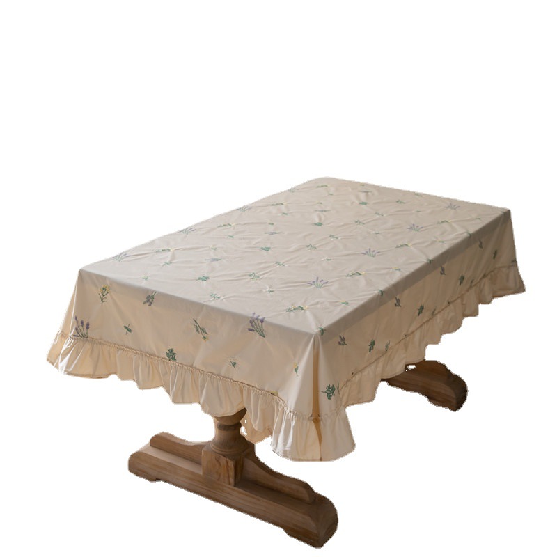 Rectangle Jacquard Wedding Table Cloth Polyester Damask Table Cover For Event Party Hotel Decoration