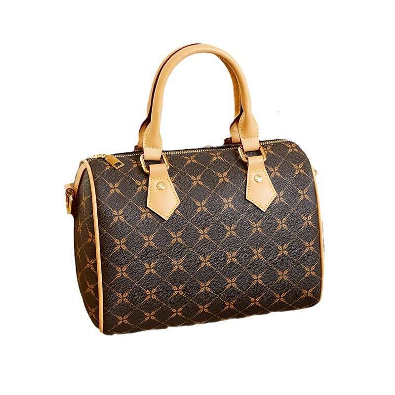 Shoulder Women's Fashion Casual Small Simple Printed Boston Pillow Handheld Crossbody Bag