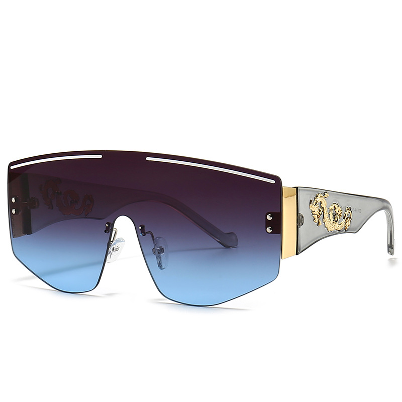 Designer Sunglasses For Women Men Big Frame Sunglasses Luxury Polarized Lens Goggle Pilot PC Frame Oversized UV400 Eyewear Luxury Style Sunglasses DUK