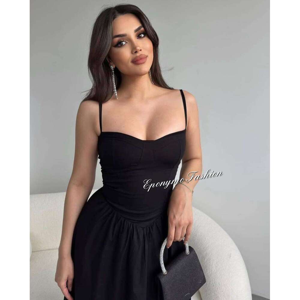 Summer New Women's Fashion Strap French Style Sexy Elegant Fashionable Pure Dress B5