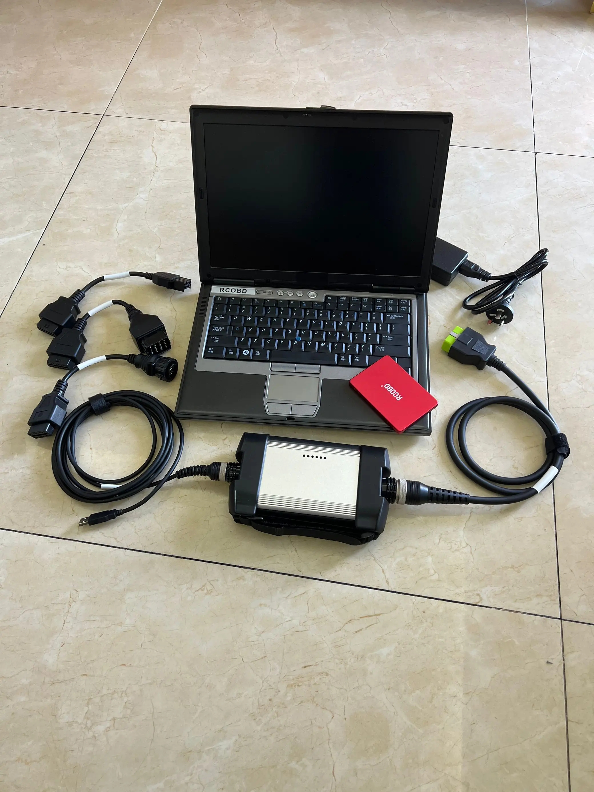 vocom 2 FOR Volvo Trucks Diagnostic Tool scanner Interface With Multi Languages LAPTOP D630 Ready to Use Interface Ptt 2.8.150 Developer Excavator Hea