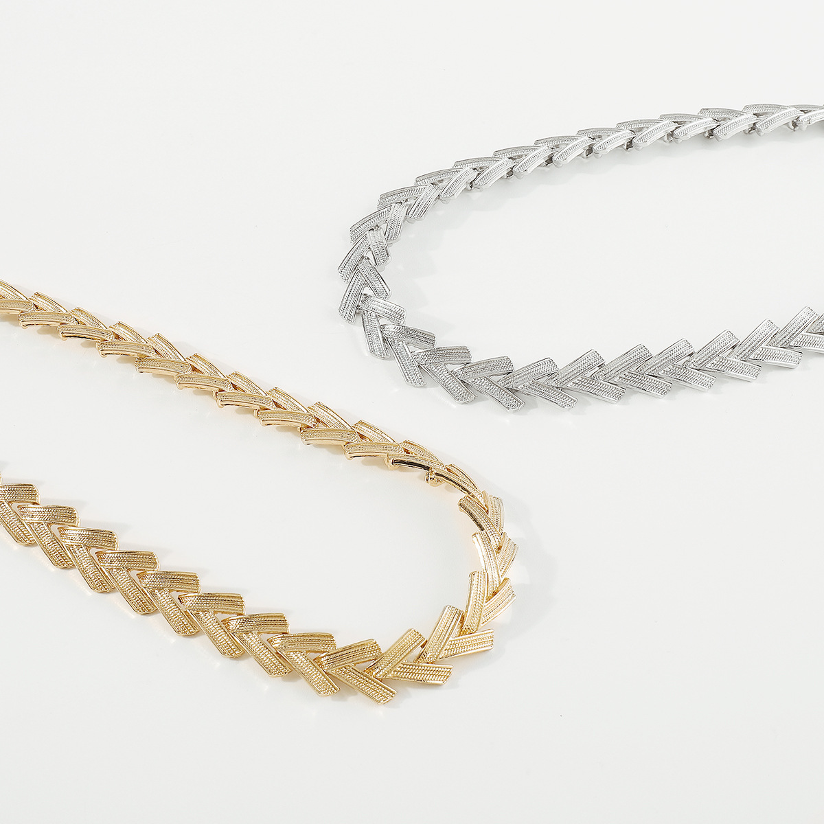 Luxury Jewelry Designer Jewelry Manufacturer Wholesale Diamond Double Row Necklace High-quality Electroplated Color-retaining Exaggerated Hip-hop