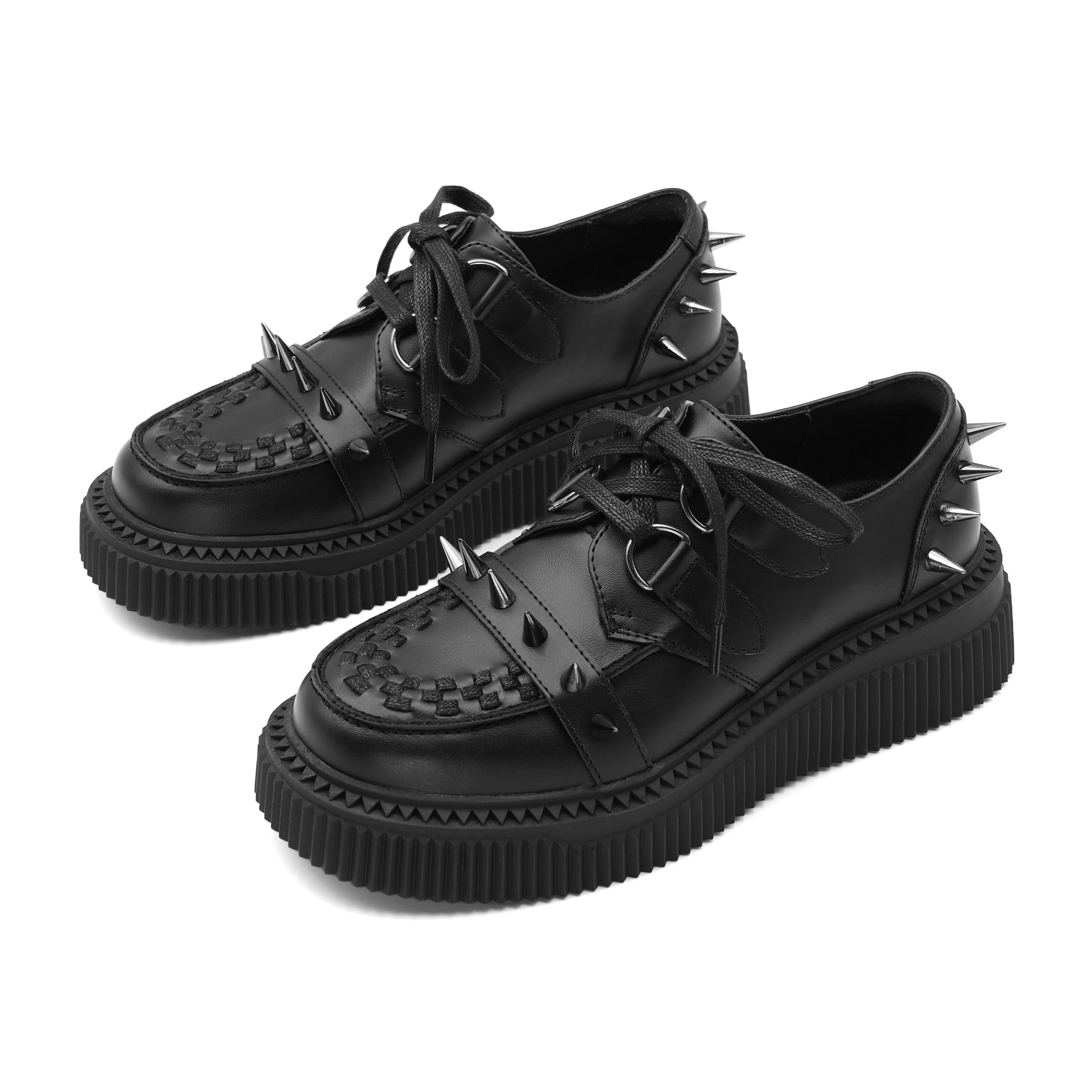 Dark Summer Trend: Womens Thick Soles Spunge Ankle Boots for a Unique Rock-Punk Aesthetic