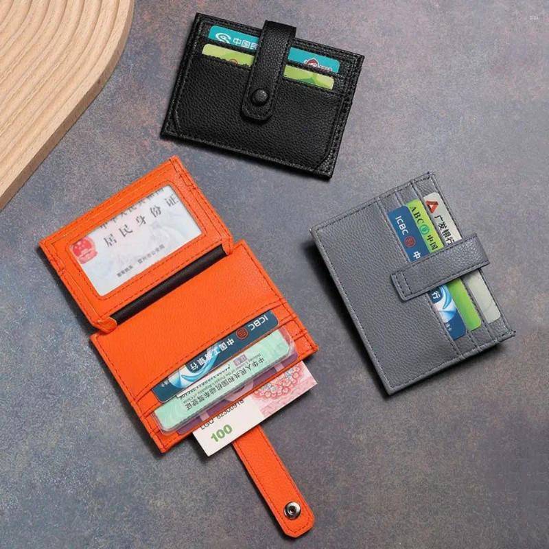 Card Holders Multi-card Slot Holder Ultra Thin Multi Pockets Clip Change Storage Coin Purse Women