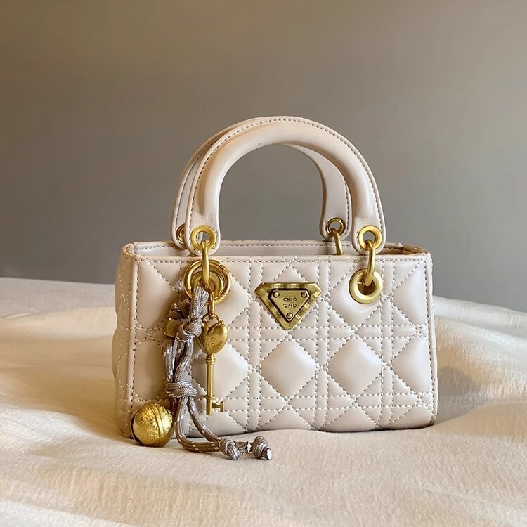 Designer Nanfeng Chio2nd Gu Lan Flower Box Tote Niche High-end Handbag Shoulder Crossbody Light Luxury Women's Bag