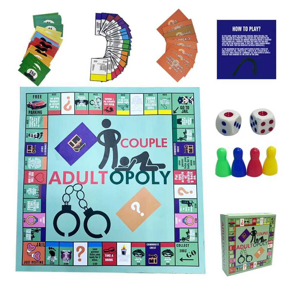 Adultopoly Board Game Couple Adult Opoly Board Game Relationship Card Game Portable Couple Game Valentines Gifts for Him Her X250715