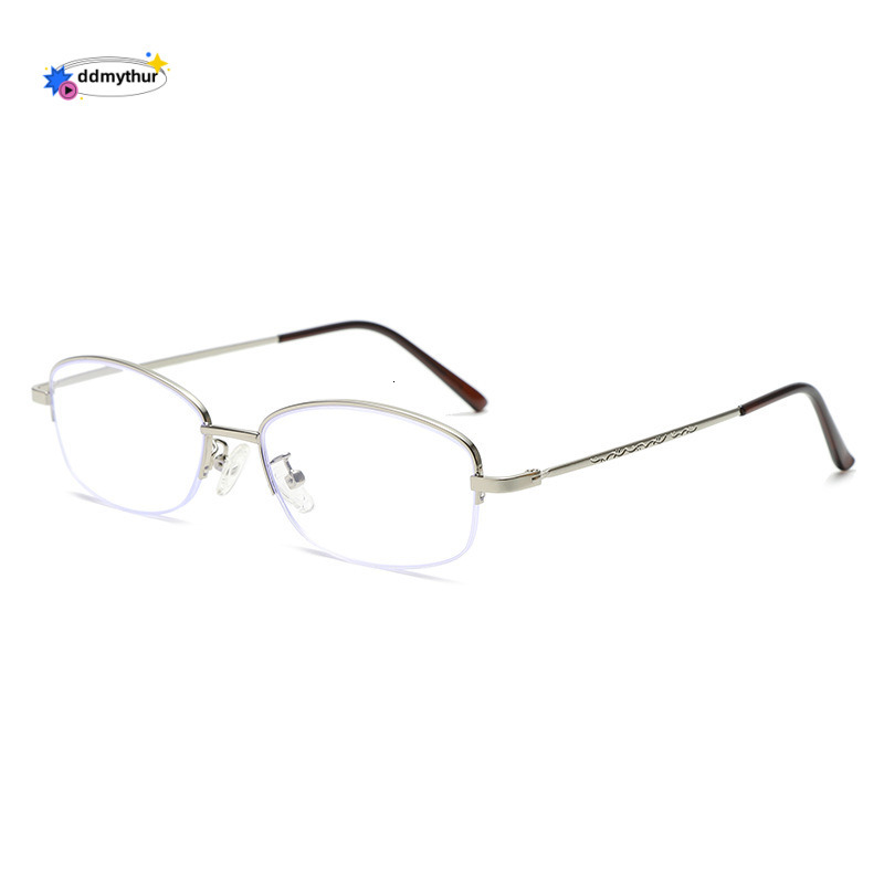 Polygonal Square Frame Myopia Glasses for Students, Blue Light Blocking, Natural Look Trendy Eyeglass Frames, Ins Style ddmythur