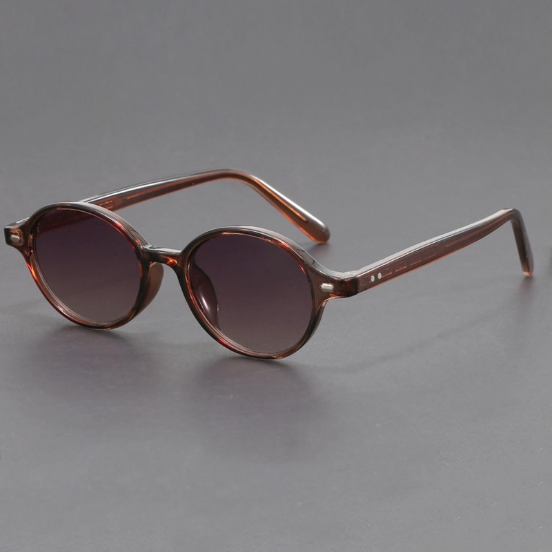 CB Oval Retro Sunglasses Men Small Round Glasses Women Vintage Y2K Trendy Aesthetic Daily Wear Outdoor Travel UV Protection anti blue rays blue light 