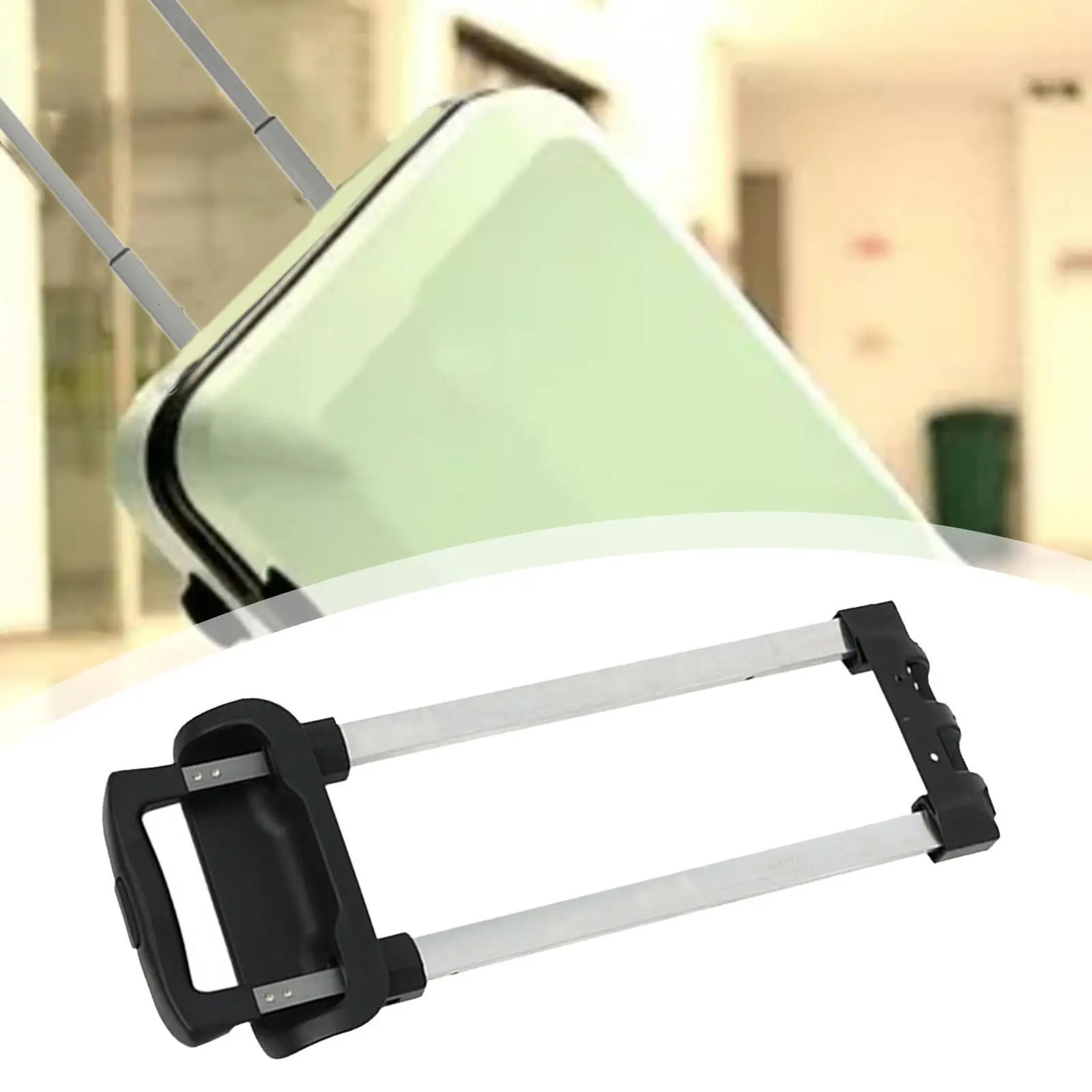 Suitcase Handle Replacement Four-section Suitcase External Aluminum Trolley Boarding Case Telescopic Trolley Luggage Accessories 250708