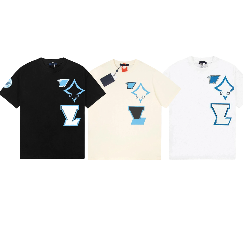 Designer T Shirts For Men Trendy Graphic Printing Athleisure Couple Tee High Street Cotton Comfort Plus Size Short Sleeves