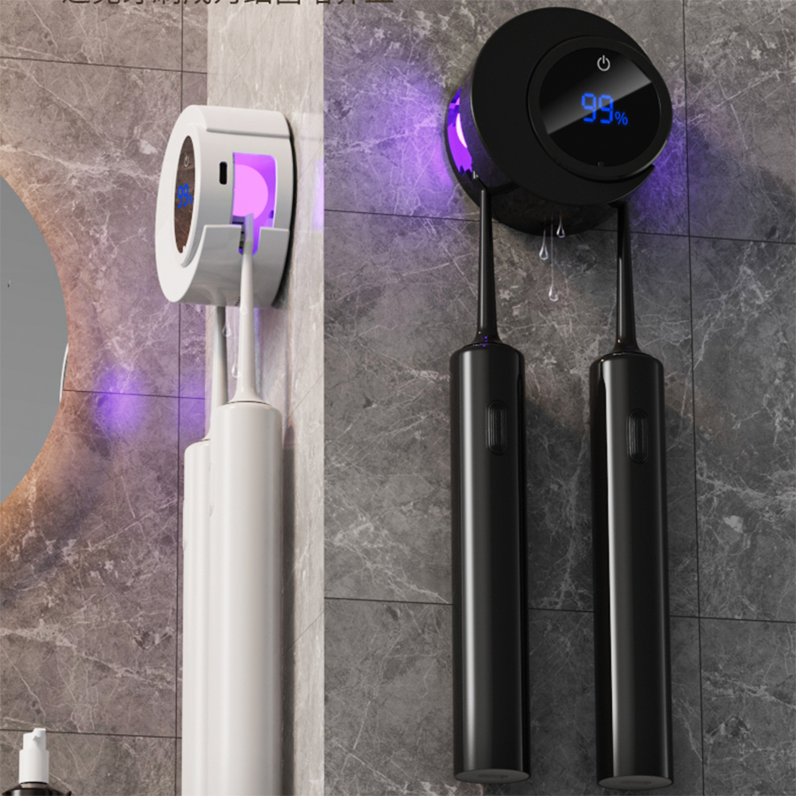 Smart Sterilizer Wall Mounted Toothbrush Holder Dwe74 With 2 Brushes Yq-S02