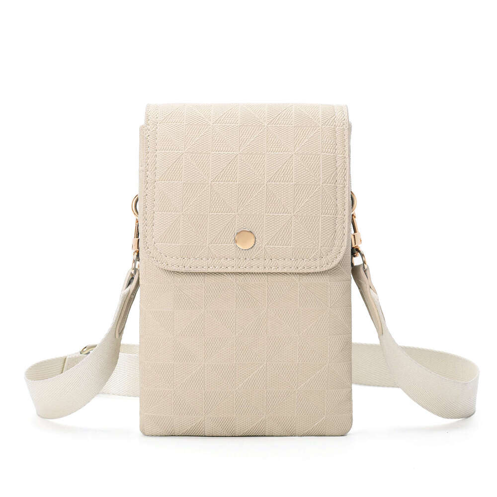 Lacel Urwebin Cross body Designer bag Phone for Women Versatile Vertical Crossbody Shoulder Fashion Double Layer Mini Bag Embossed