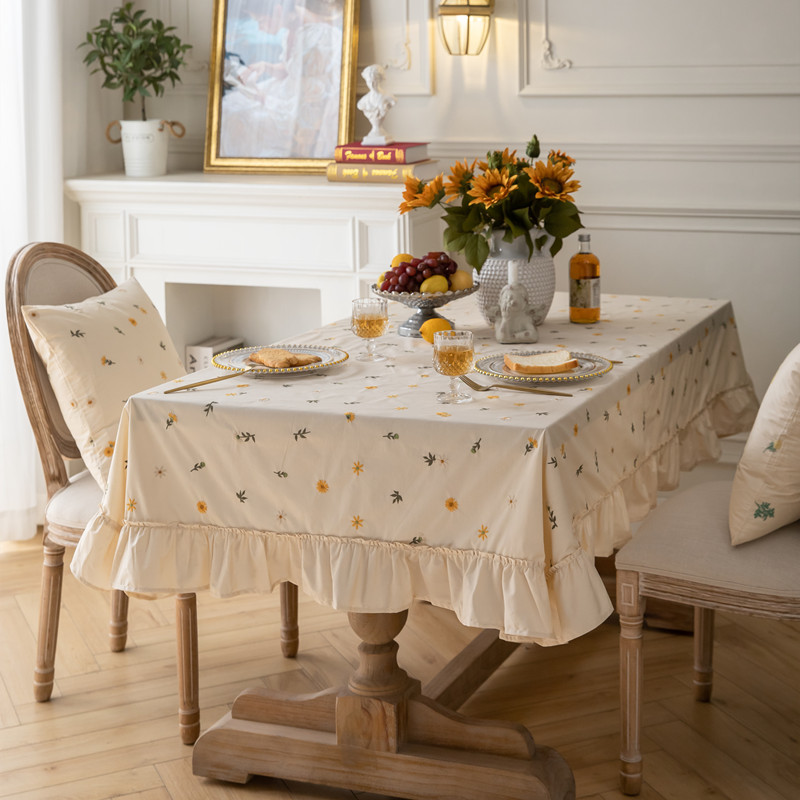 Rectangle Jacquard Wedding Table Cloth Polyester Damask Table Cover For Event Party Hotel Decoration
