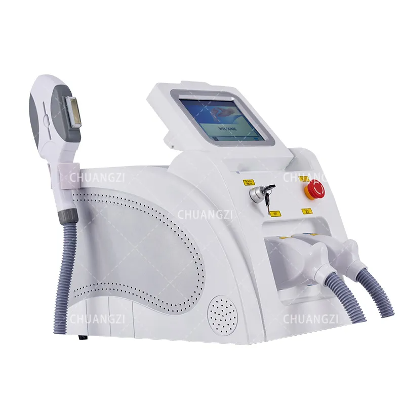 2 In 1 Professional Laser Hair Tatoo Removal Machine IPL OPT Picosecond Laser Device Multifunction Beauty Machine Ice Painless