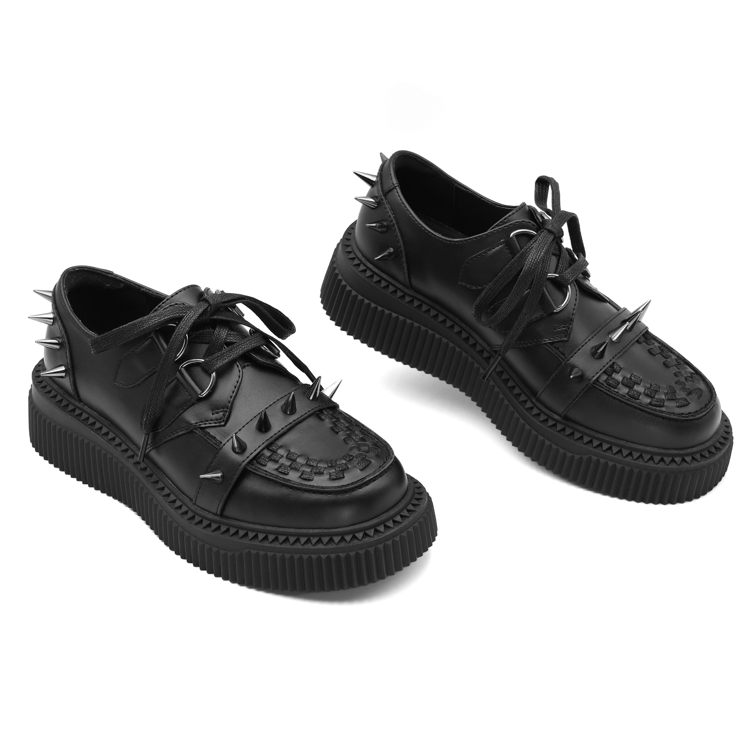 Dark Summer Trend: Womens Thick Soles Spunge Ankle Boots for a Unique Rock-Punk Aesthetic