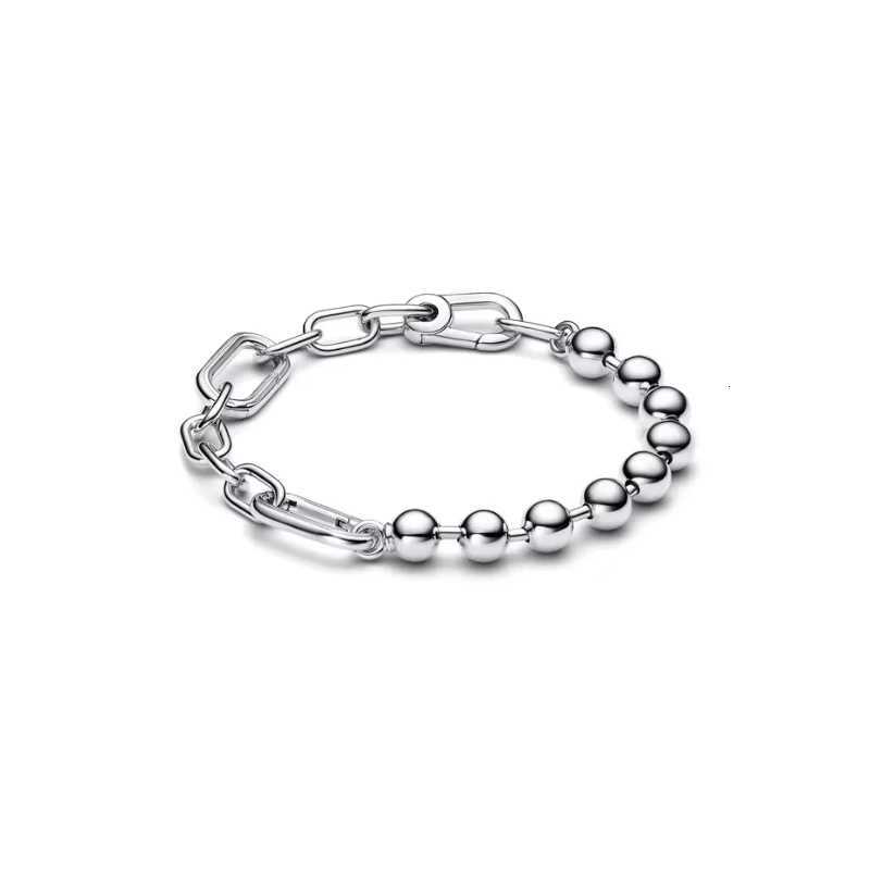 2025 Hot 925 Sterling Silver Original Me Bracelet Fit Brand Me Charm Beads Fashion Round Beads Womens Bracelet Jewelry XJ250715
