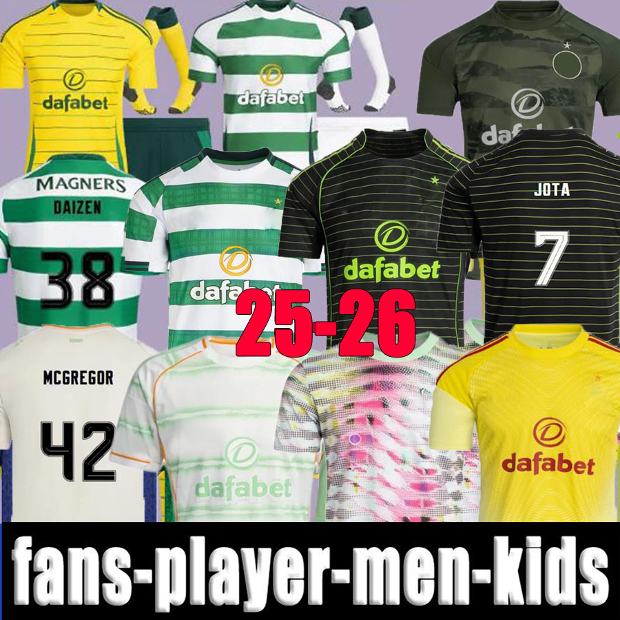 2025 CelticFc Soccer Jerseys Limited edition EDOUARD Irish Origins men kids kit Celts Ireland Special 24 25 26 BRADY KEANE ELYOUNOUSSI CHRISTIE JOTA Football Shirts