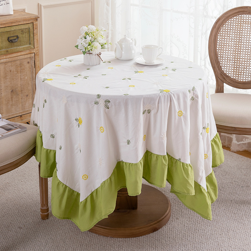 Rectangle Jacquard Wedding Table Cloth Polyester Damask Table Cover For Event Party Hotel Decoration