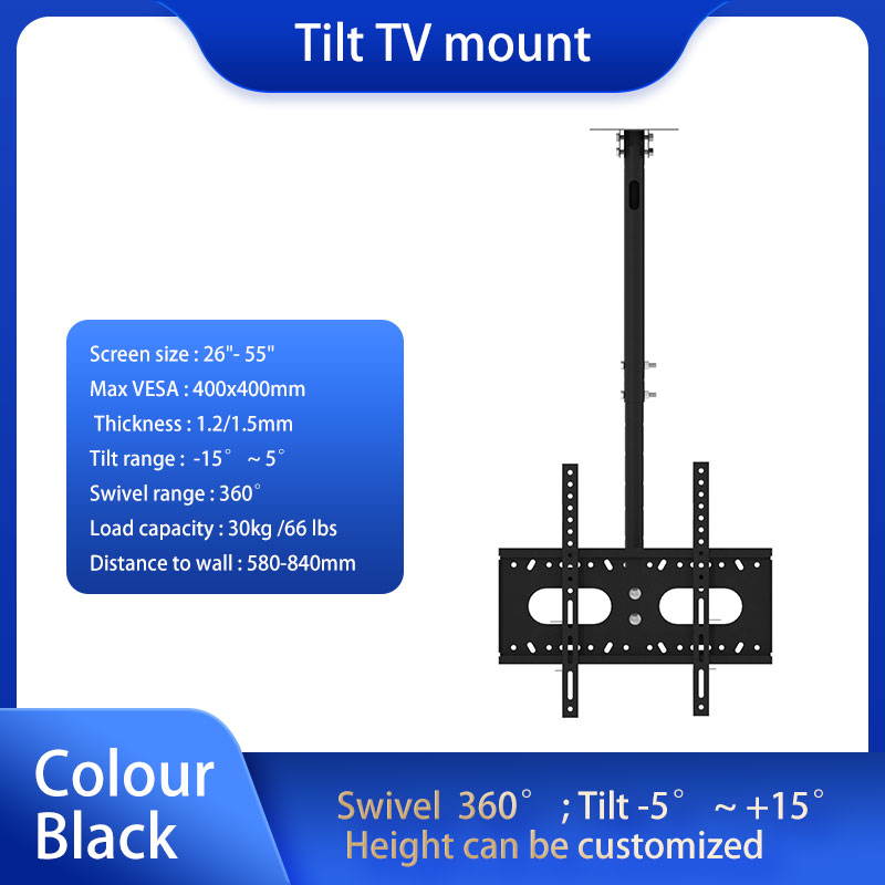 Ceiling TV mount Sleek Design Ceiling Suspension System for Flat Panel Displays 47CL