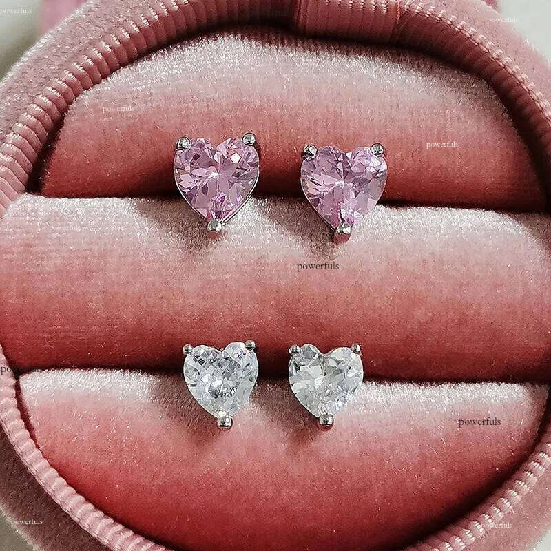 20 Styles Trendy Lab moissanite Stud Earring original sterling sier Party Wedding Earrings for Women Bridal Jewelry Gift
