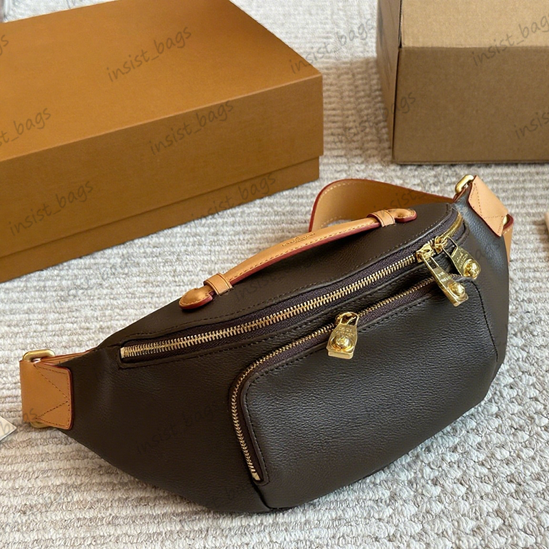 Fashion Belt Bum Bag Waist Bag Designer Waist Packs Crossbody Bags Luxurys Shoulder Bag Fanny Pack for Women Bumbag Men Genuine Leather Chessboard BQD2507151