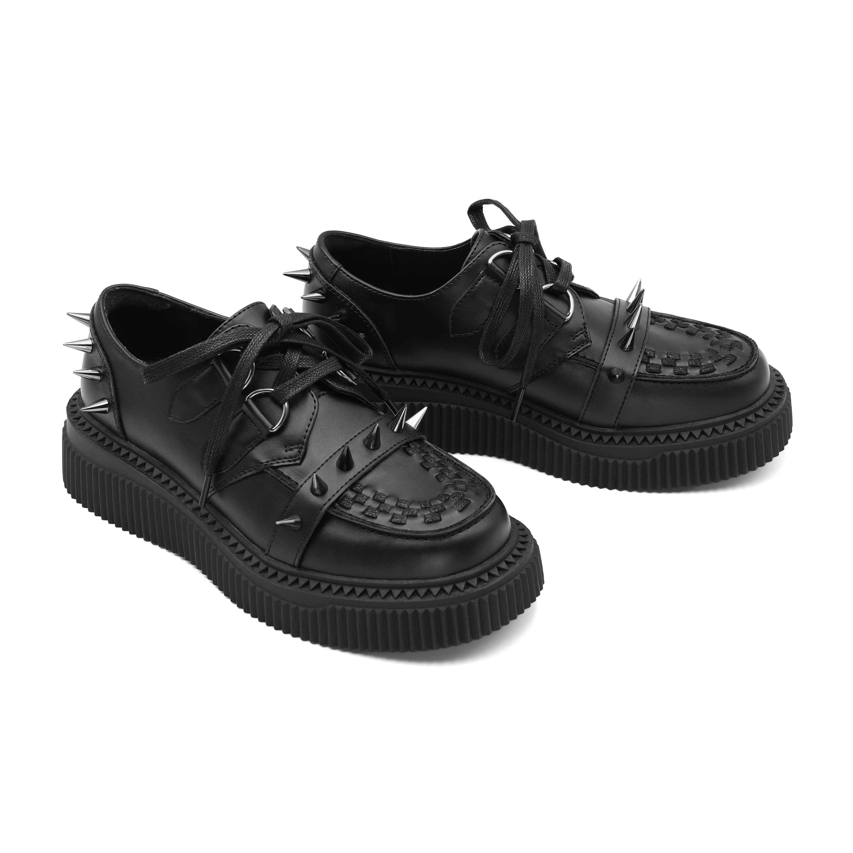 Dark Summer Trend: Womens Thick Soles Spunge Ankle Boots for a Unique Rock-Punk Aesthetic