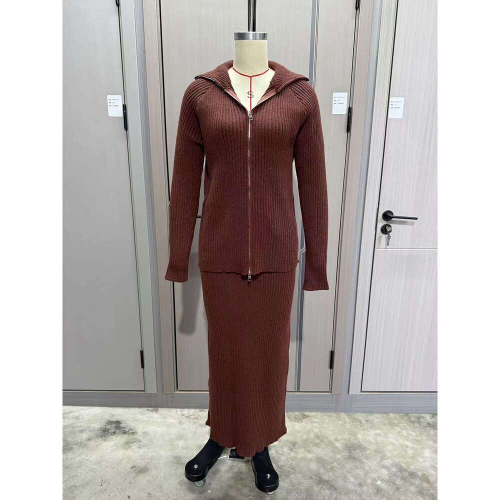 Autumn New Knitted Women's Fashionable Elegant Casual Sweater Set B5