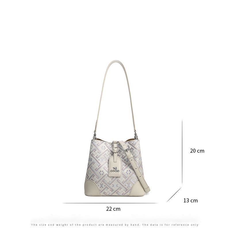 Designer Shoulder Bags free shipping Bucket bag new fashionable and versatile crossbody bag hand-held shoulder bag for women pink