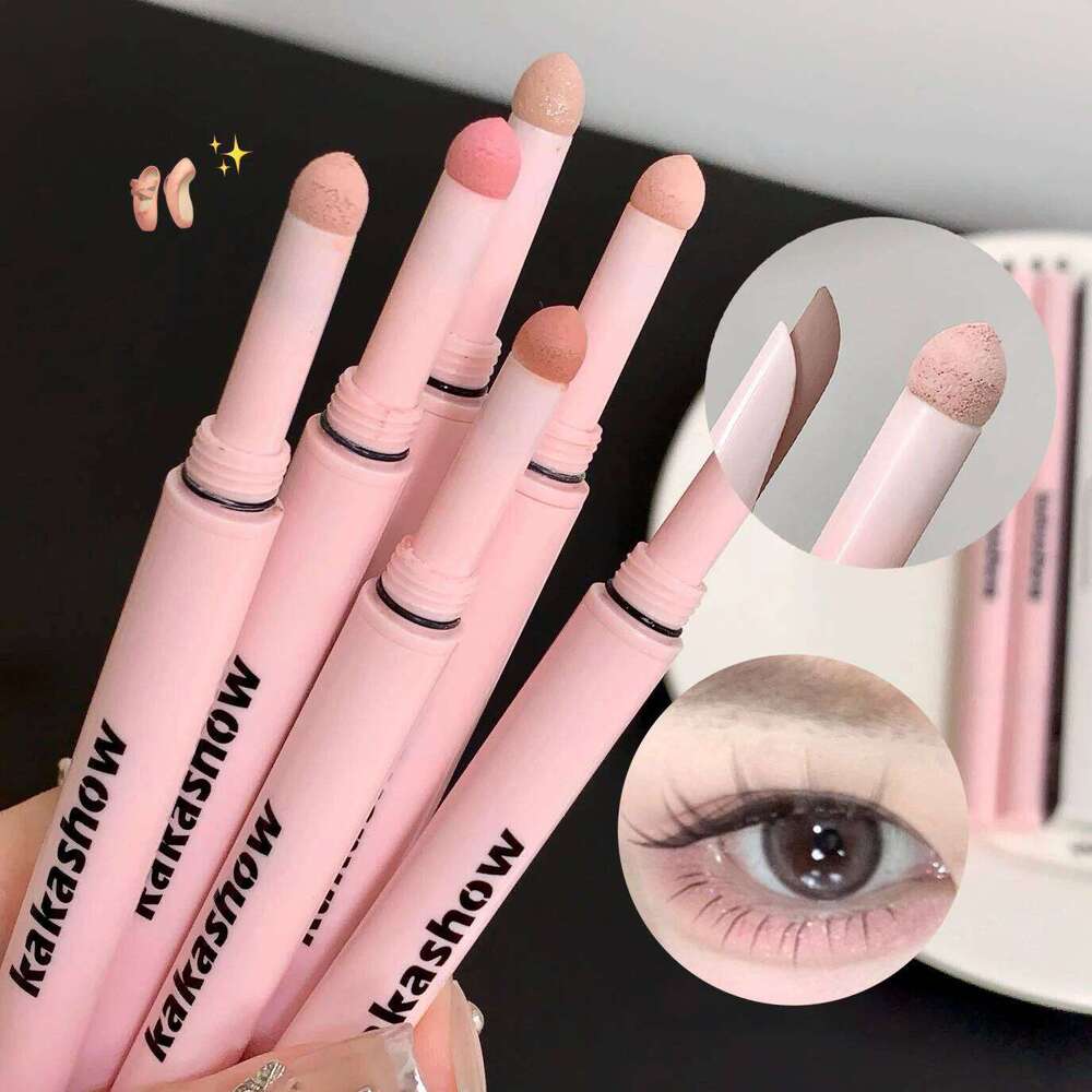 Meniscus Double-end Lying Silkworm Eyeliner Pencil Dia Glitter Matte Eyeshadow Pen Brightening Cream Shadow Highligh Makeup X250715 X