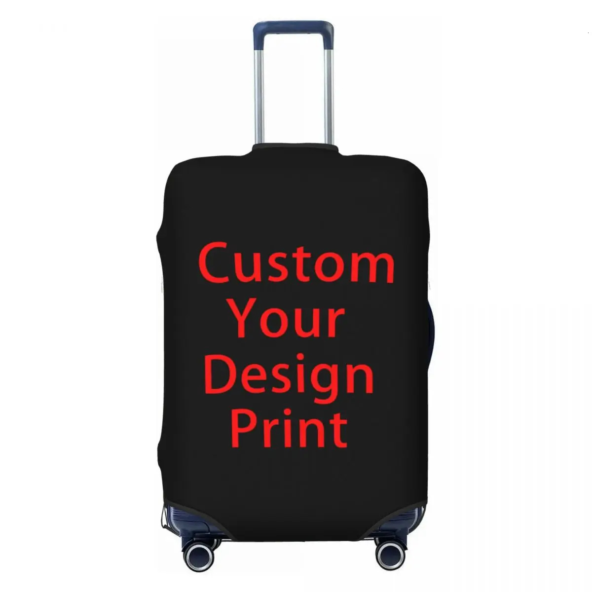 Custom Your Travel Luggage Cover Elastic Customized Printed Suitcase Cover Protector Fit 18-32 Inch 250708