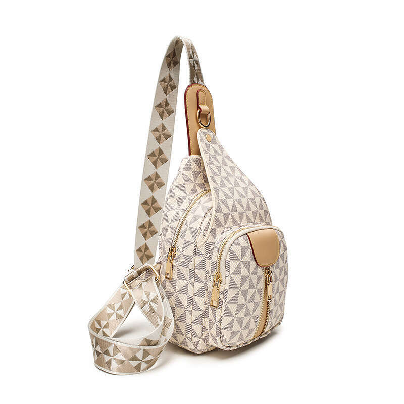 2025 New Casual Multifunctional Women's Chest Bag Large Capacity Crossbody Small Backpack