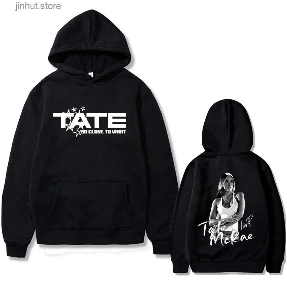 Tate McRae So Close To What Miss Possessive Hoodie Men Women Fashion Vintage Pullover Male Casual Oversized Hooded Sweatshirt S250715