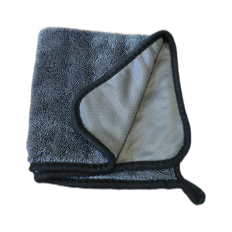 New Fine Fiber Wash Double-Sided Thickened Twisted Cloth Car Detailing Towel