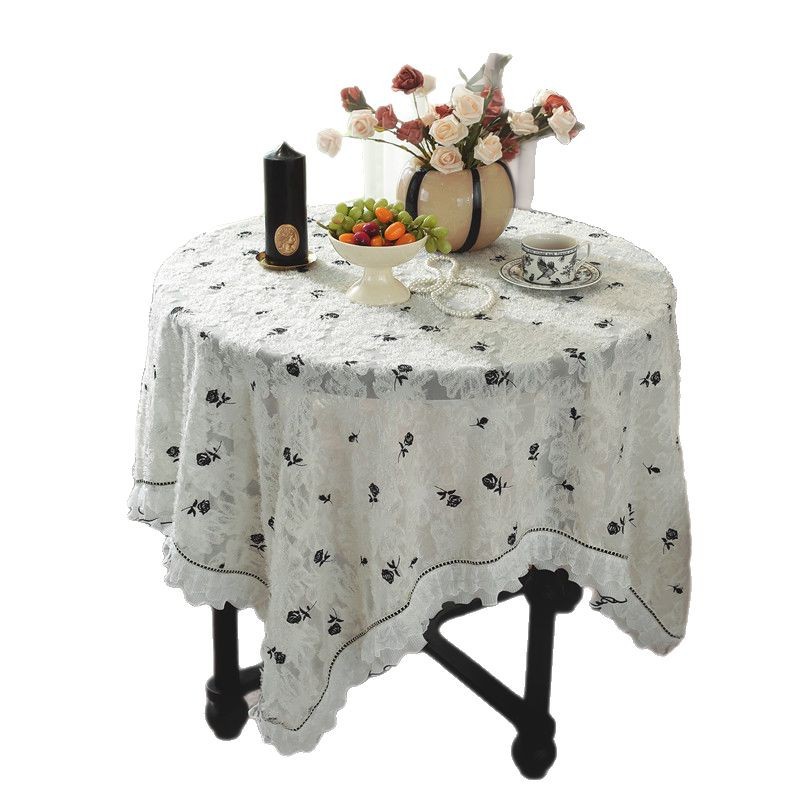 Waterproof and oil-proof printed brocade tablecloth rectangular available in multiple sizes Jacquard tablecloth for family gatherings and banquets